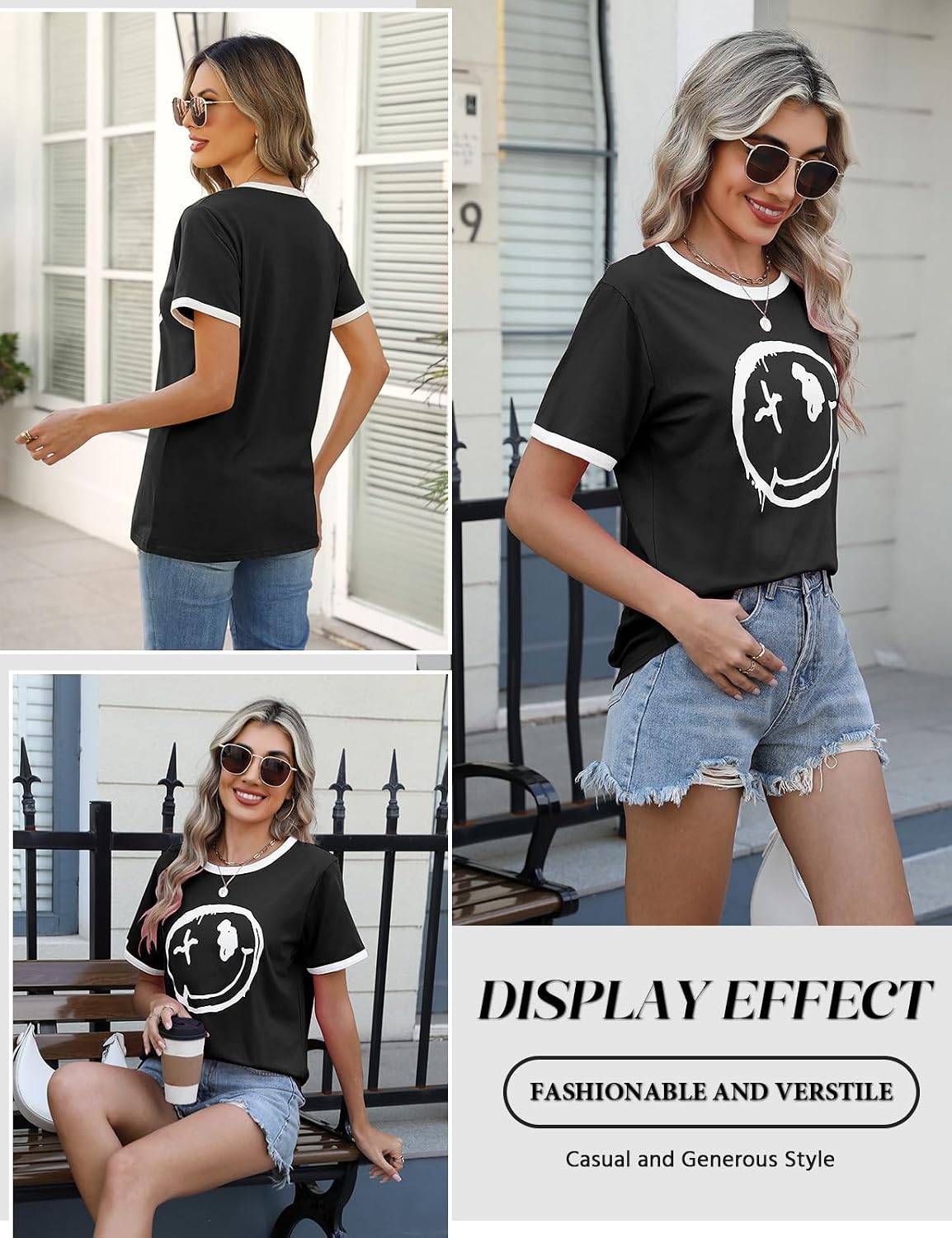 Thumbnail 3 de heekpek Camiseta Mujer Manga Corta Verano