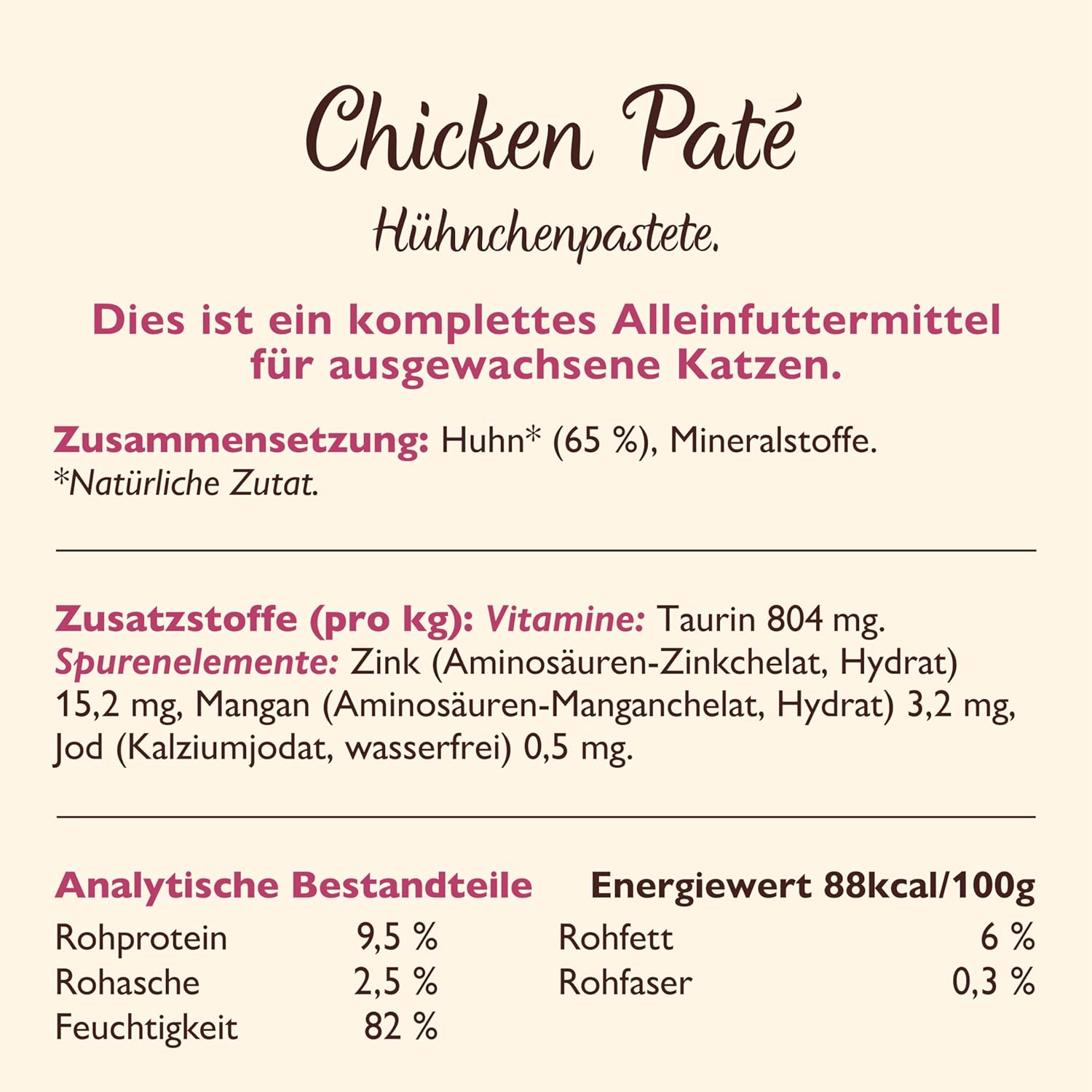 Thumbnail 6 de Lily’s Kitchen Feine Pastete Hühnchen – Natürliche Zutaten, Nassfutter für Katzen, 19 x 85 g Schale