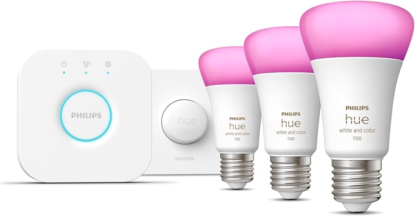 Thumbnail 3 de Kit de démarrage Philips Hue avec Bridge Pro et 3 ampoules