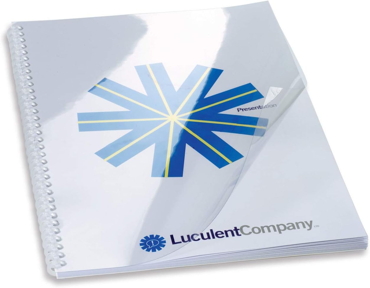 Detalle 2 de GBC HiClear Binding Covers 250 micron A4 Clear (Pack of 50) – 41605E