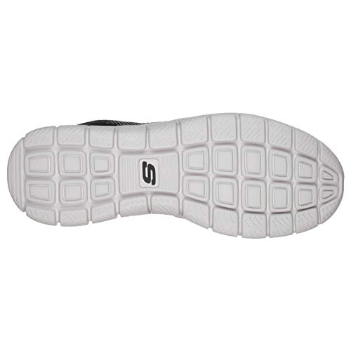 Detalle de Skechers TRACK BUCOLO Trainers for Men – Charcoal/Lime, 7 UK (41 EU)