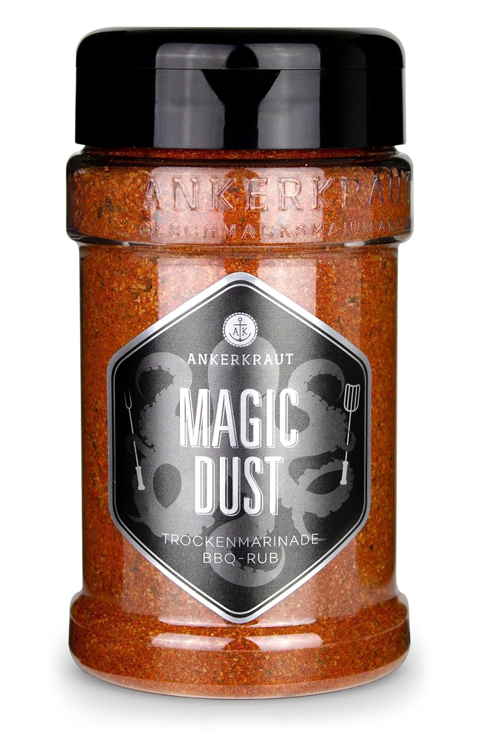 Detalle de Ankerkraut Magic Dust BBQ-Rub: Vielseitige Gewürzmischung für Fleisch, Geflügel, Gemüse & Tofu