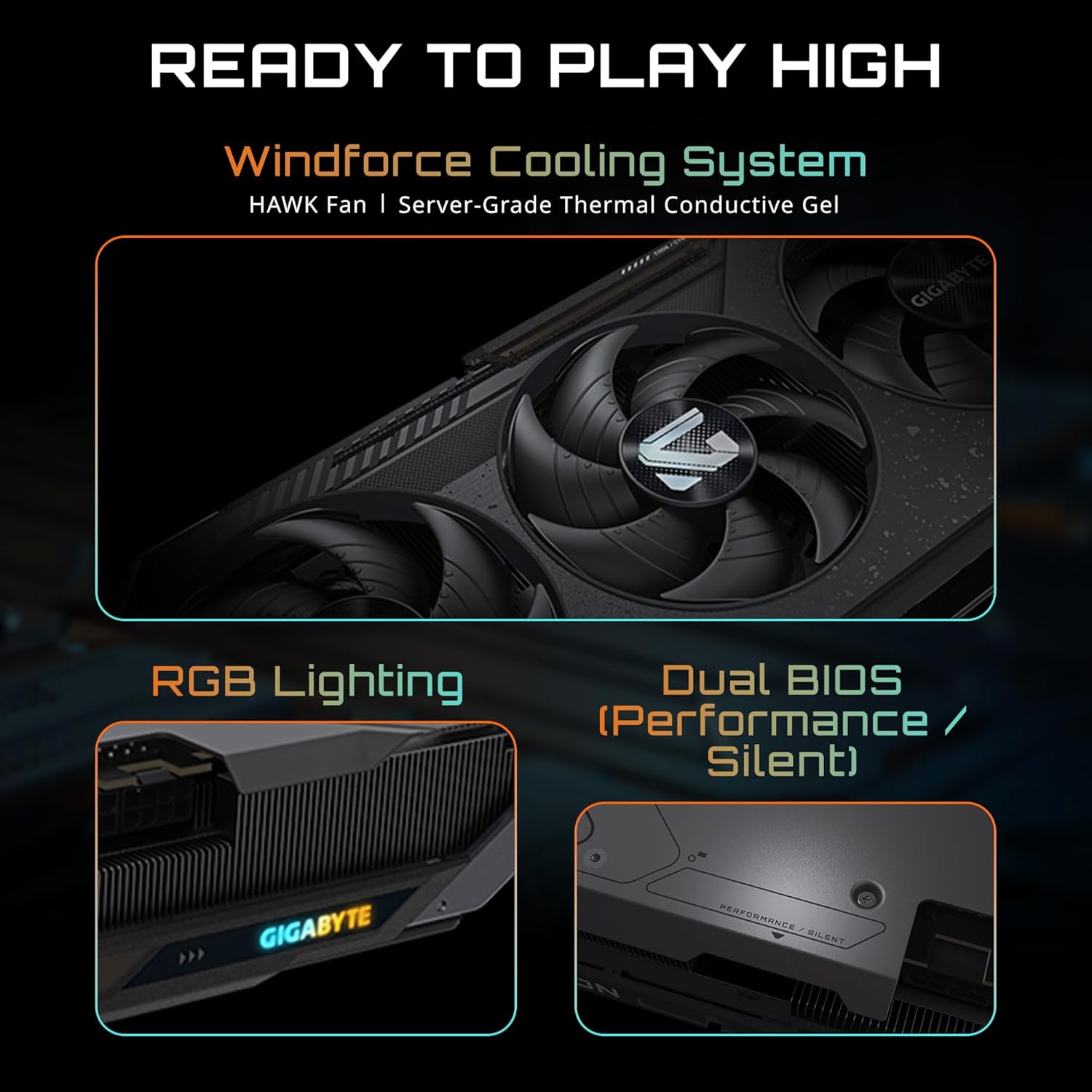 Thumbnail 2 de Gigabyte Radeon RX 9070 Gaming OC 16G Graphics Card