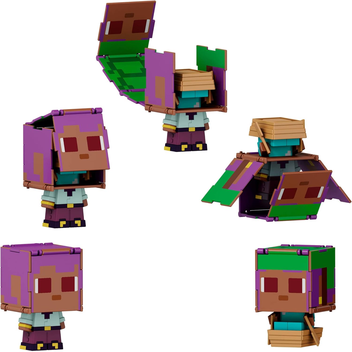 Thumbnail 3 de Mattel Minecraft Flippin’ Figs 🧩 Pack de 2 Figuras 9.5cm