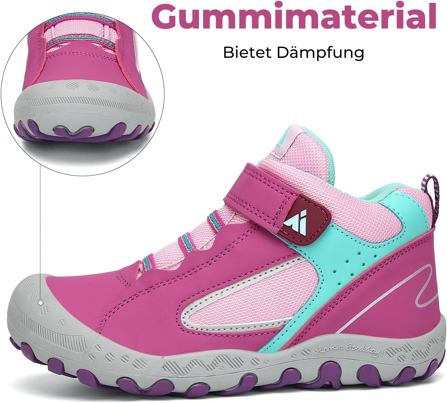 Thumbnail 3 de Mishansha Kinder Wanderschuhe für Trekking & Outdoor: leichter Trekkingstiefel