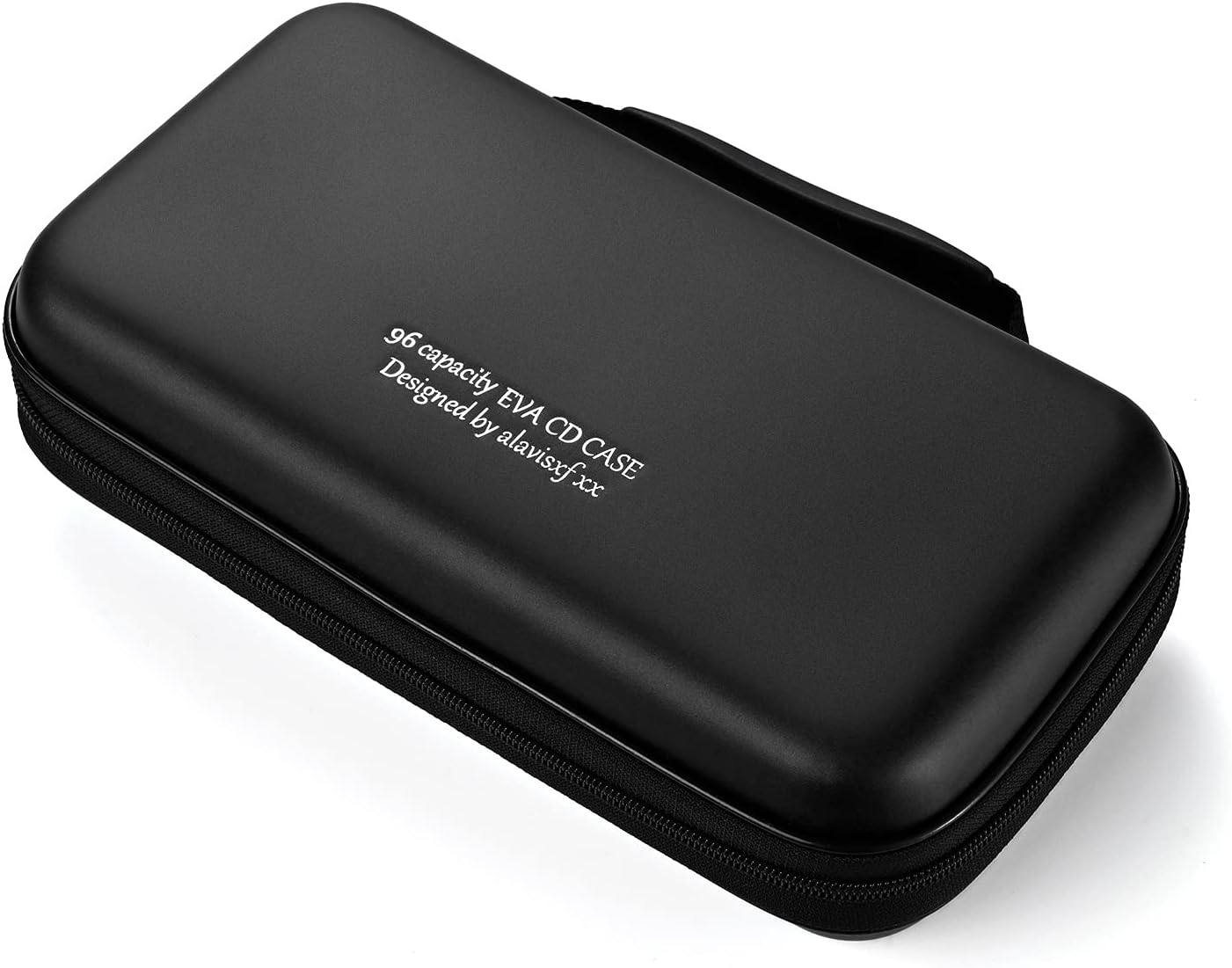 Detalle de LIOVODE 48 Capacity EVA CD Case: Portable, Protective Storage for Your CD and DVD Collection