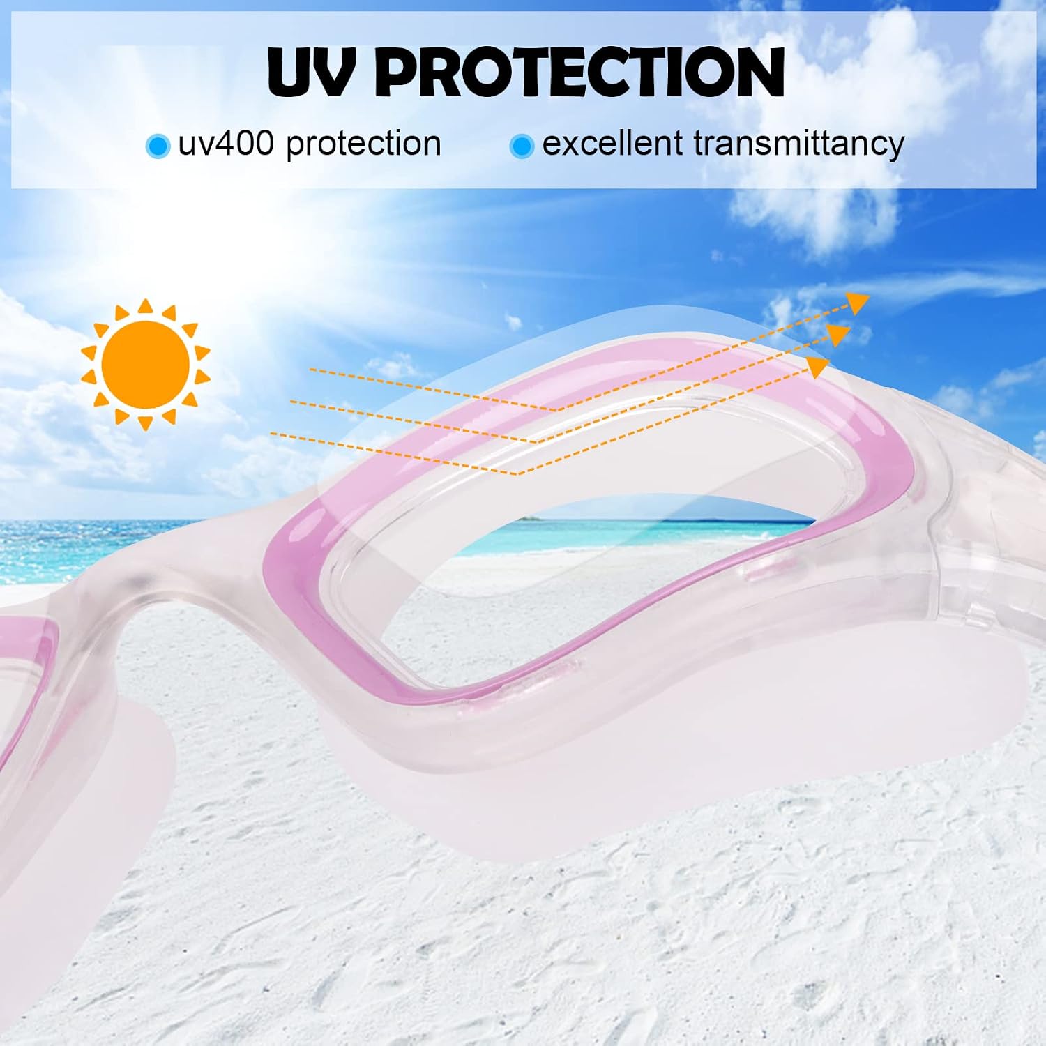 Thumbnail 3 de Winline Adult Open Water Swimming Goggles with Anti-Fog UV Lenses