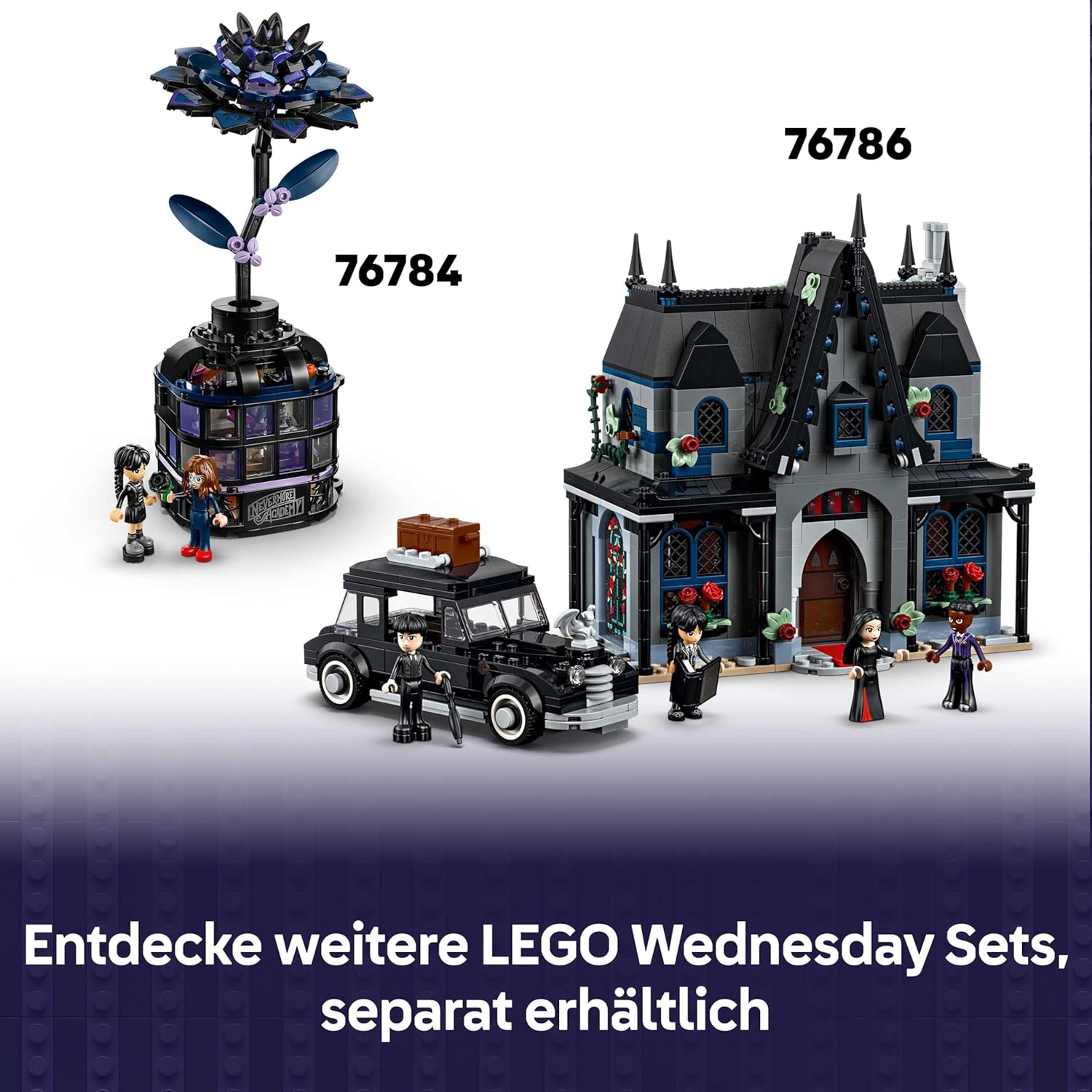 Thumbnail 6 de LEGO Wednesday 76785: Die Wohnung des Eiskalten Händchens – Kofferspielset mit Enid Minifigur