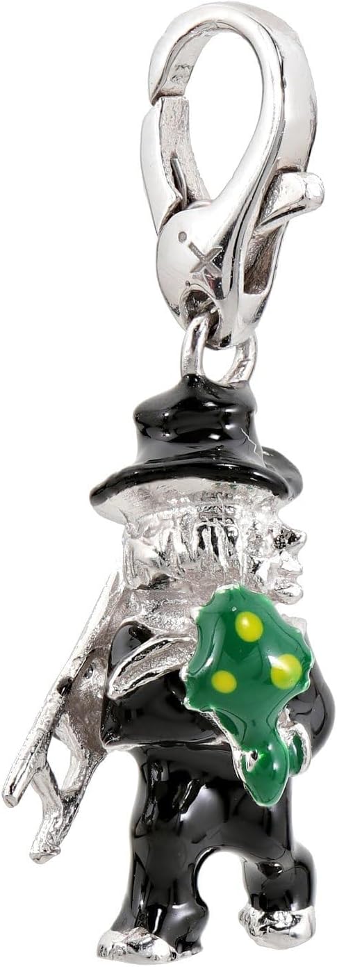 Detalle de ELEDORO Schornsteinfeger Charm aus Echt Silber 925 – Glücksbringer für Armband