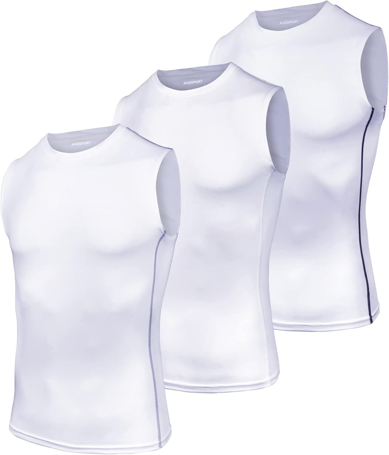 Thumbnail 6 de AMZSPORT Canotta compressione da uomo per sport e base layer a asciugatura rapida