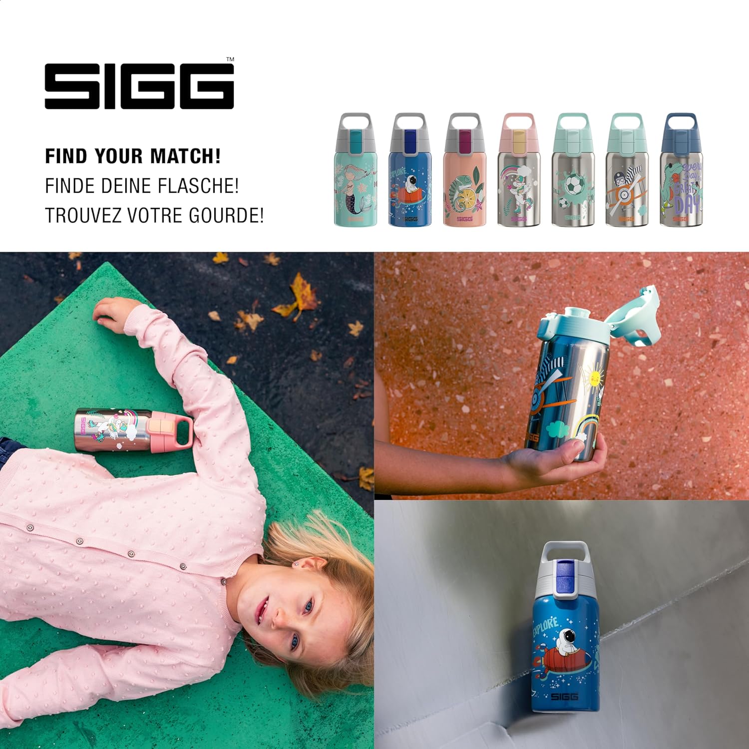 Thumbnail 4 de Sigg Shield One Cantimplora infantil 0,5 L acero inoxidable 🥤