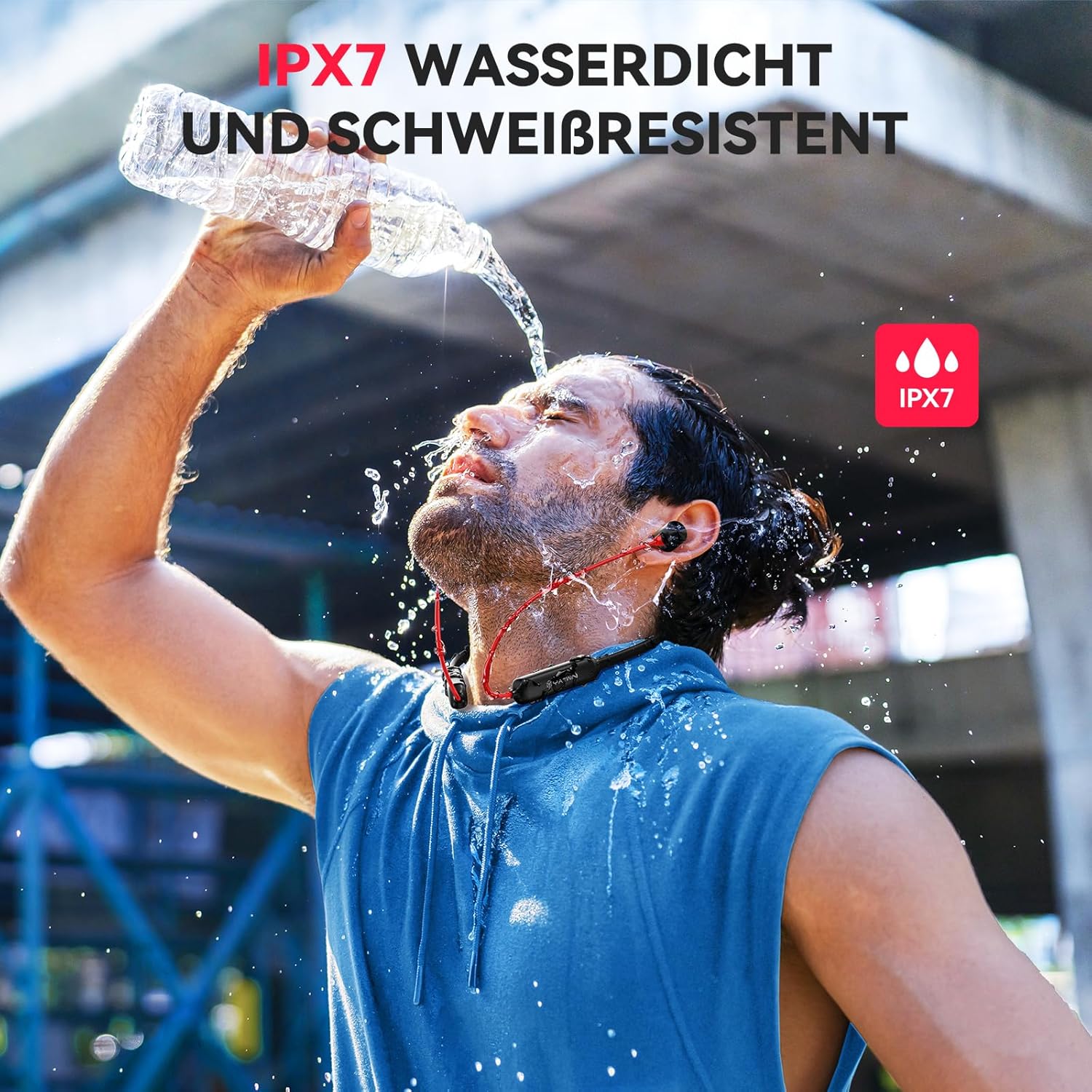 Thumbnail 6 de YATWIN Bluetooth Kopfhörer Sport in Ear – IPX7, 8–10 Std Akku, Noise Cancelling