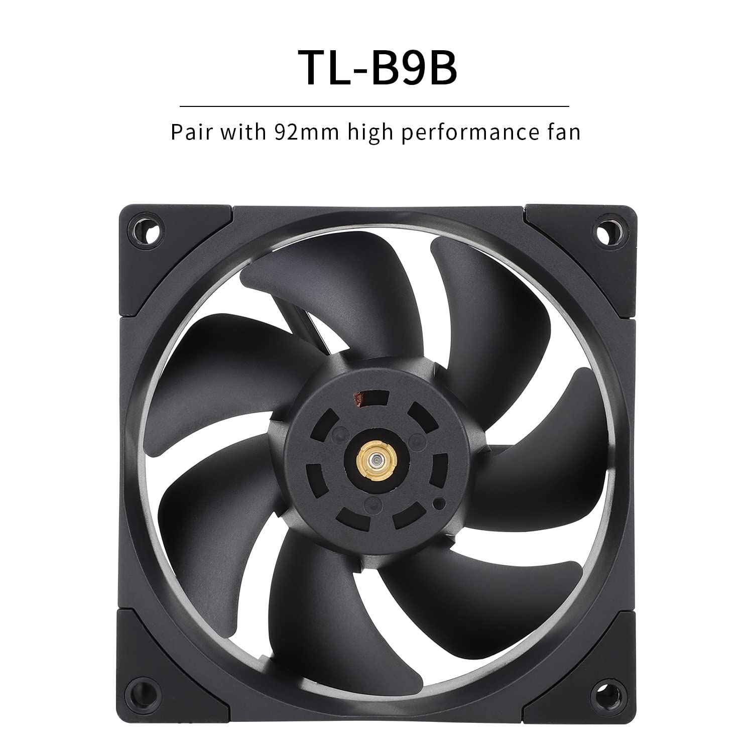 Detalle 1 de THERMALRIGHT SS110 BLACK Silver Soul 110 ブラックCPUクーラー、デュアルタワー・5本ヒートパイプ・高さ110mm