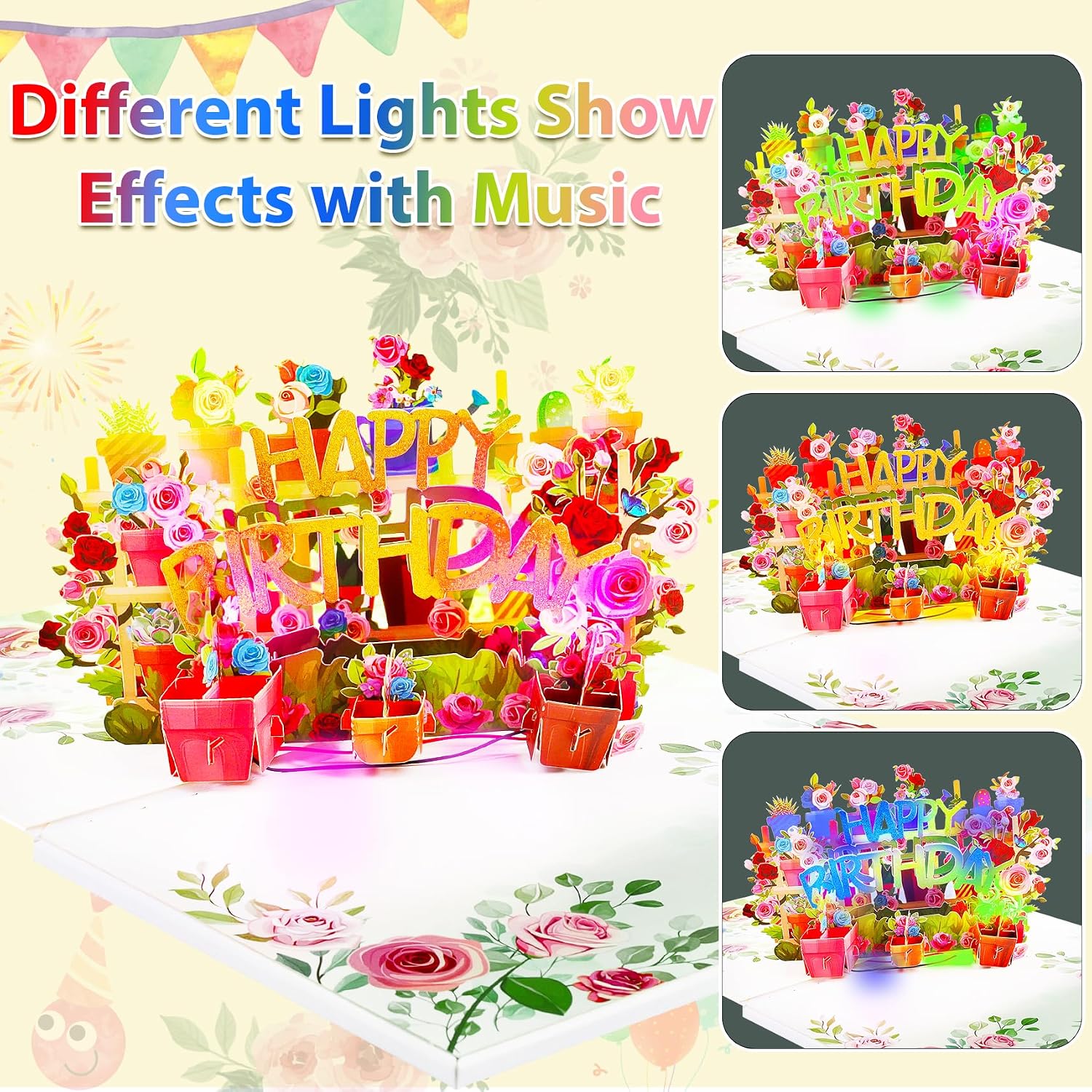 Detalle de Pop-Up Birthday Card with Music