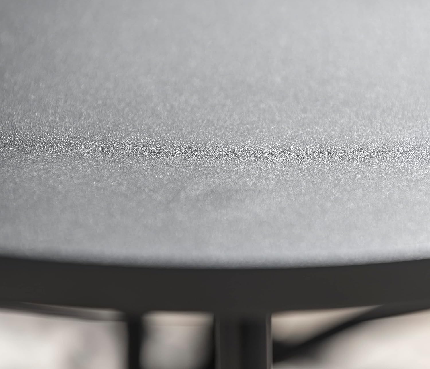 Detalle 2 de Dehner Ibiza 6670913 bijzettafel, Ø 45 cm, gepoedercoat staal, antraciet