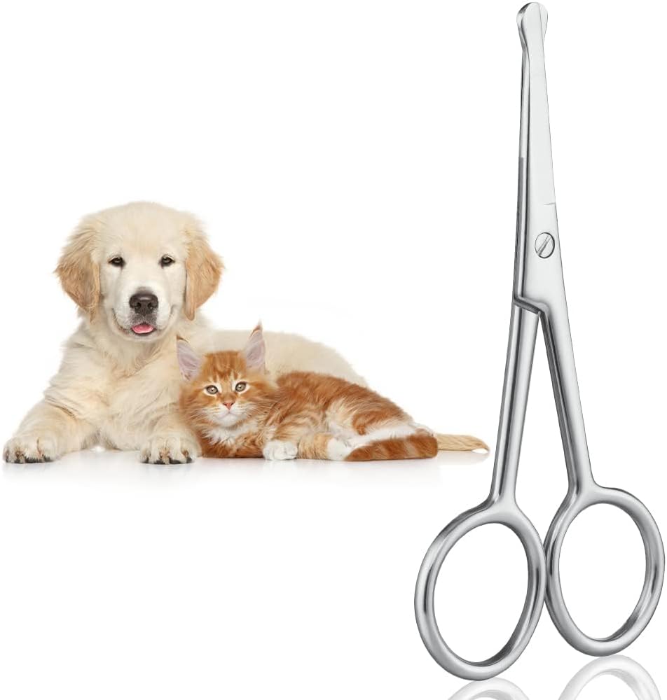 Thumbnail 6 de Adiwo Ciseaux de toilettage pour chien et chat (10,5 cm) en acier inoxydable à pointe ronde