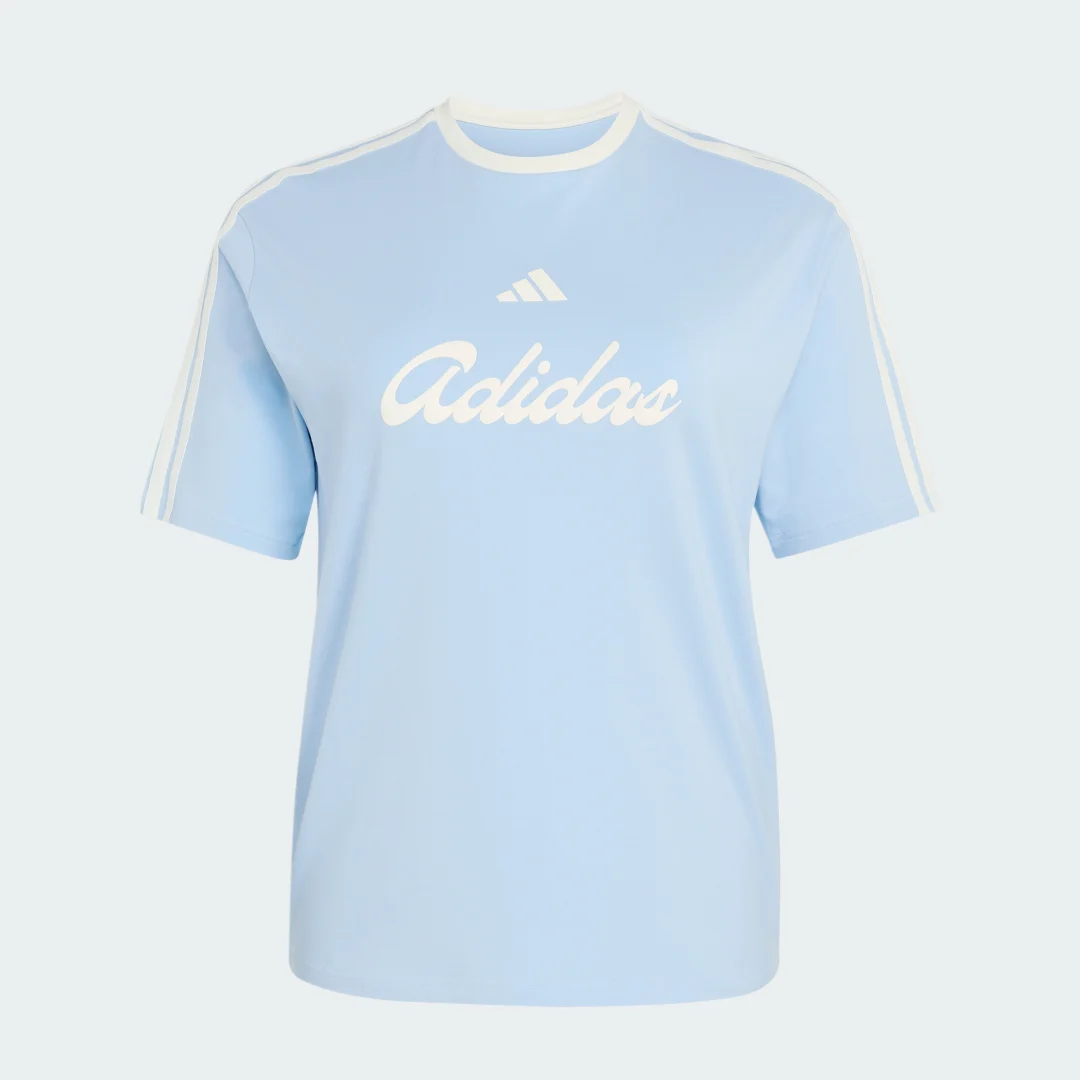 Thumbnail 3 de Camiseta Adidas Lux Tiro Loose Graphic - azul