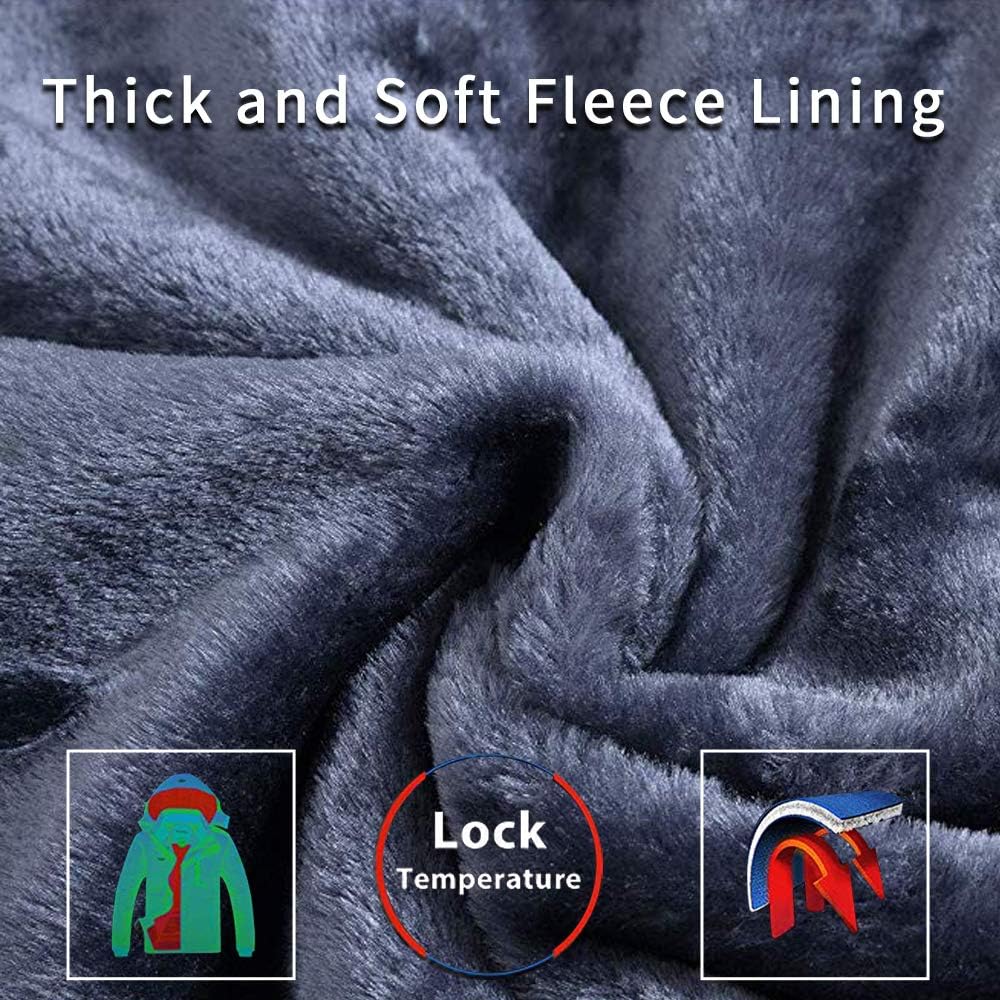 Detalle 2 de R RUNVEL Men’s Waterproof Fleece Jacket 1