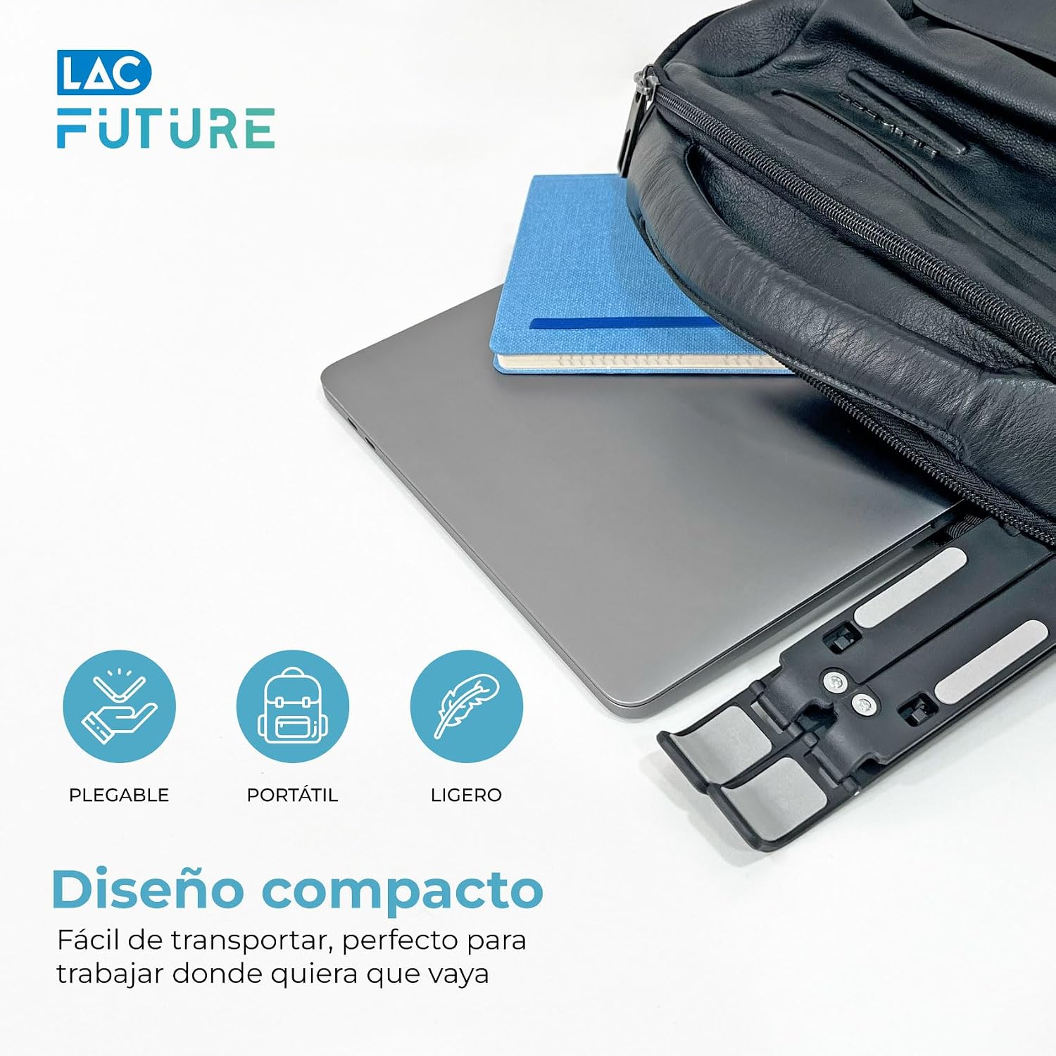 Thumbnail 3 de LAC FUTURE Soporte Portátil 10‑15,6” 10 ángulos
