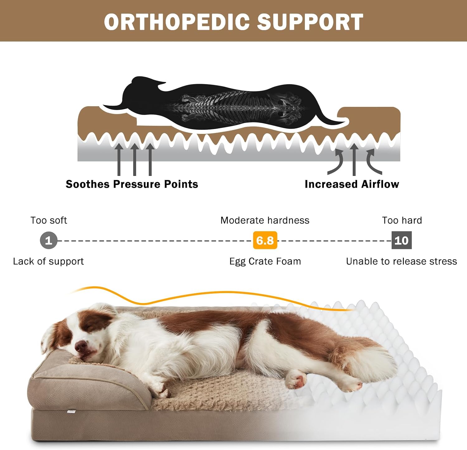 Detalle 2 de INVENHO XXL Orthopedic Dog Bed