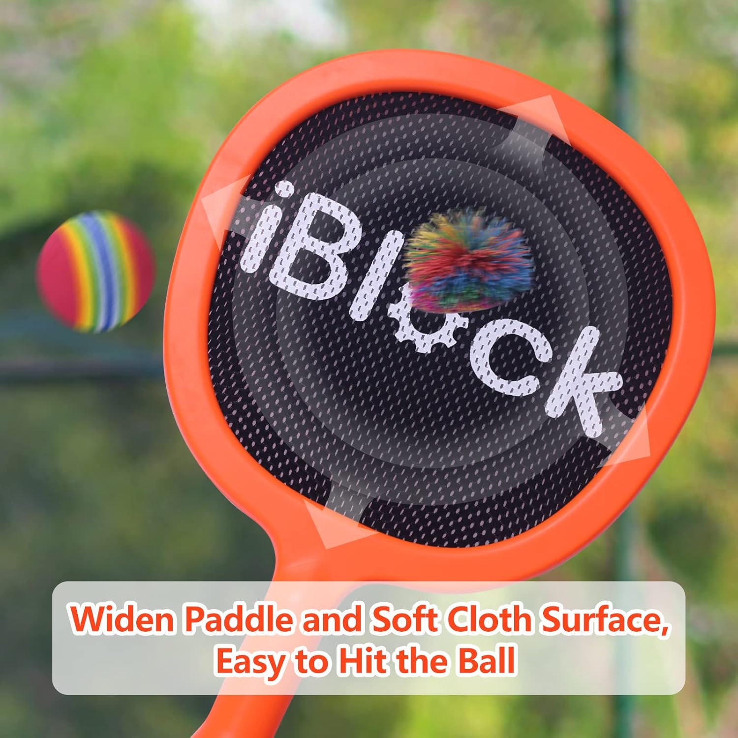 Thumbnail 6 de Smartwo Kid Racket Lightweight Set of 2 – Garden Badminton & Beach Paddle Bat and Ball for Beginner Junior