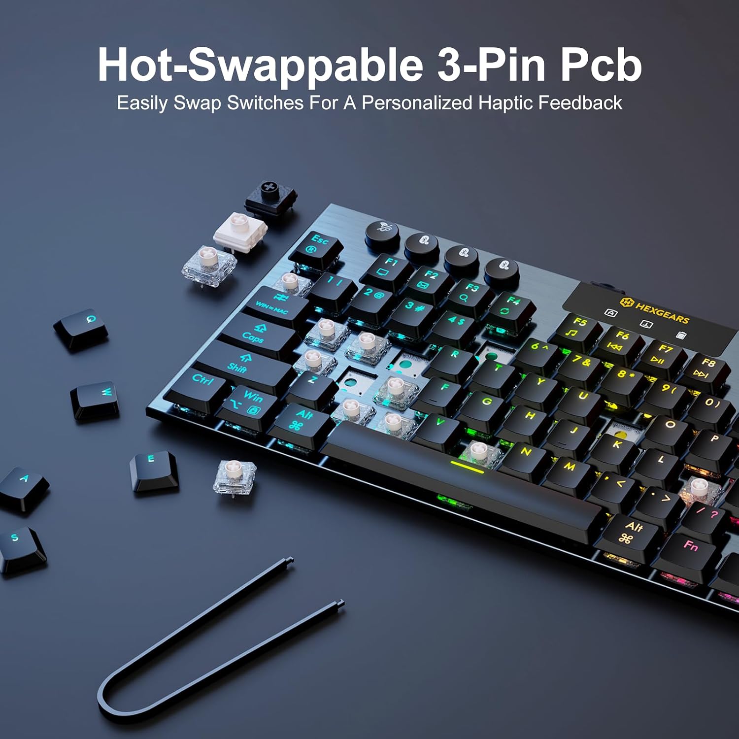 Detalle de Hexgears Low-Profile Mechanical Keyboard A3
