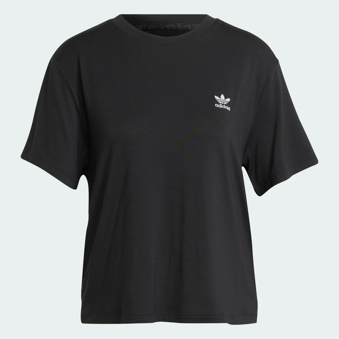 Thumbnail 3 de Camiseta Snakeskin Trefoil de Adidas (Negro) – Estilo casual con el sello Trefoil