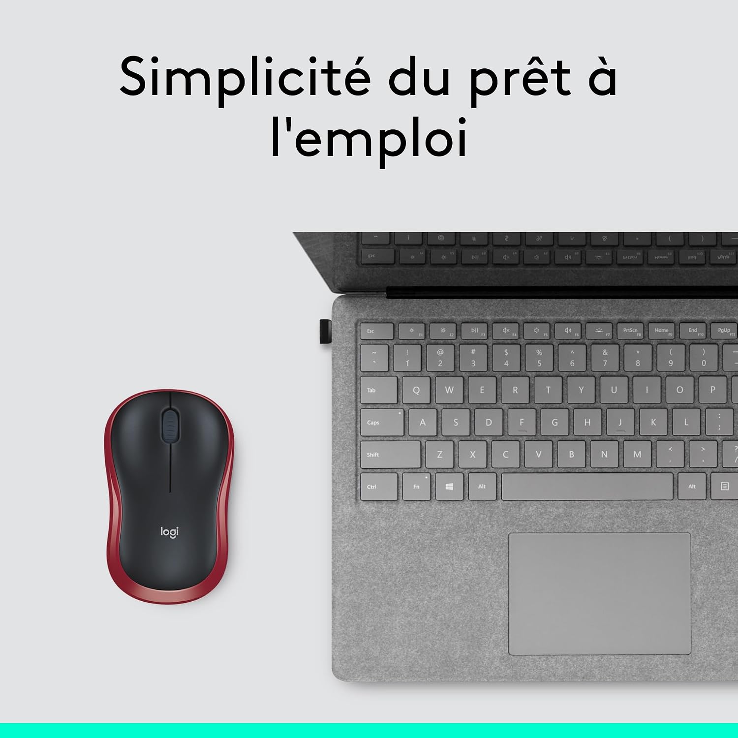 Thumbnail 2 de Logitech M185 souris sans fil 12 mois 🖱