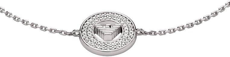 Thumbnail 1 de Emporio Armani Bracciale da donna in argento sterling con chiusura a moschettone