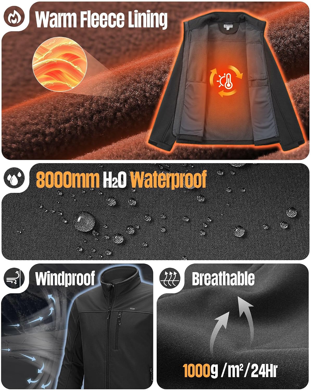 Thumbnail 2 de 33,000ft Softshelljacke für Herren