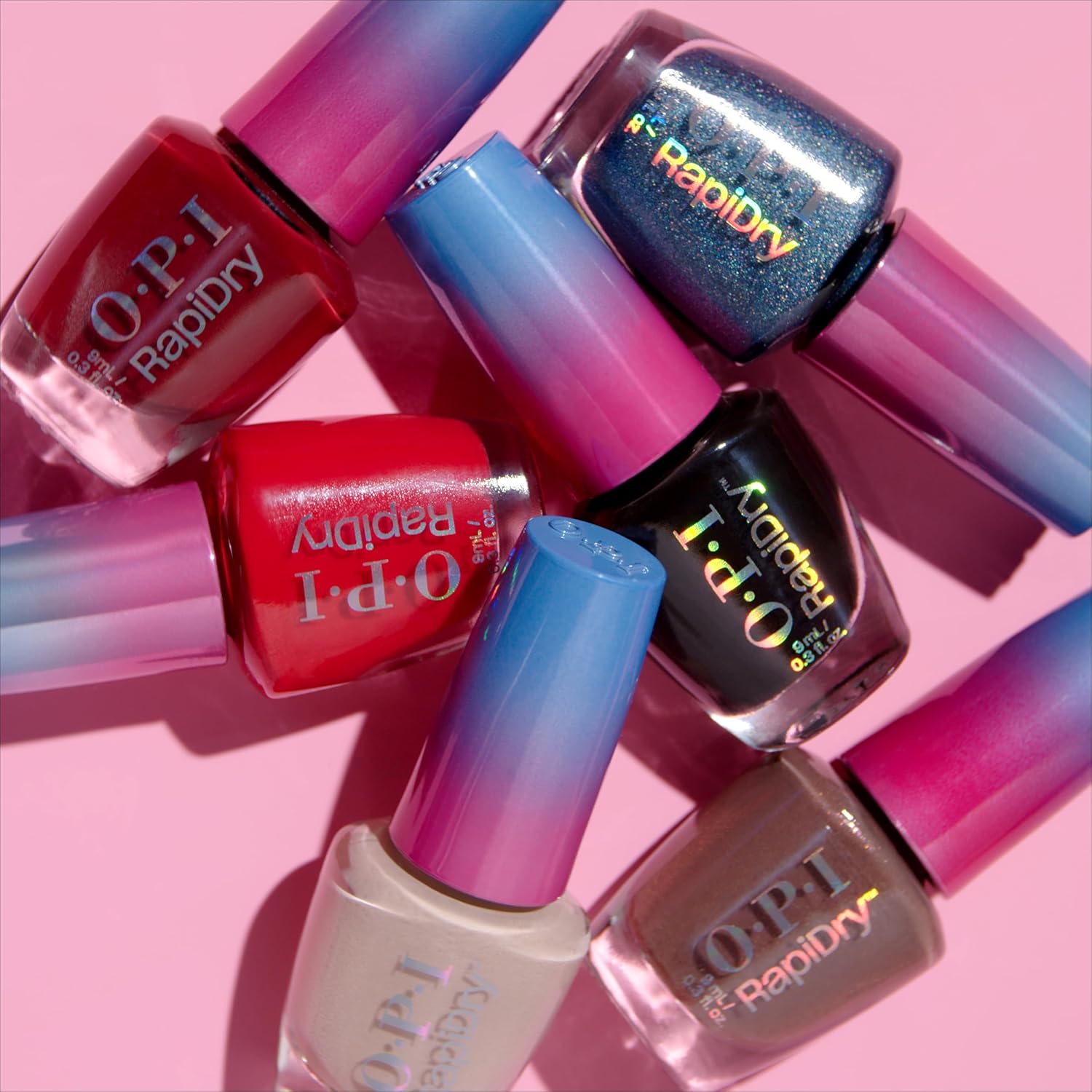 Thumbnail 5 de OPI RapiDry™ Smalto ad asciugatura rapida vegano 9ml – tonalità nude e rosso (opaco)