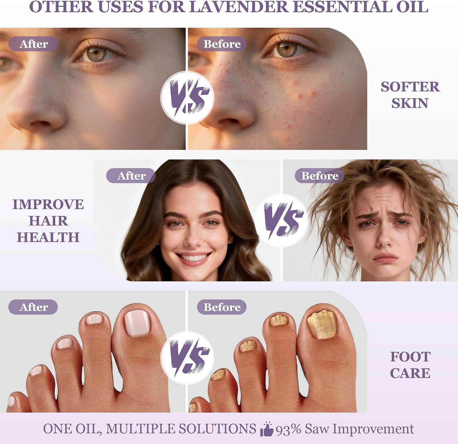 Detalle de Olio Essenziale di Lavanda 118ML di PEFIDY: profumo elegante e versatile per casa e benessere