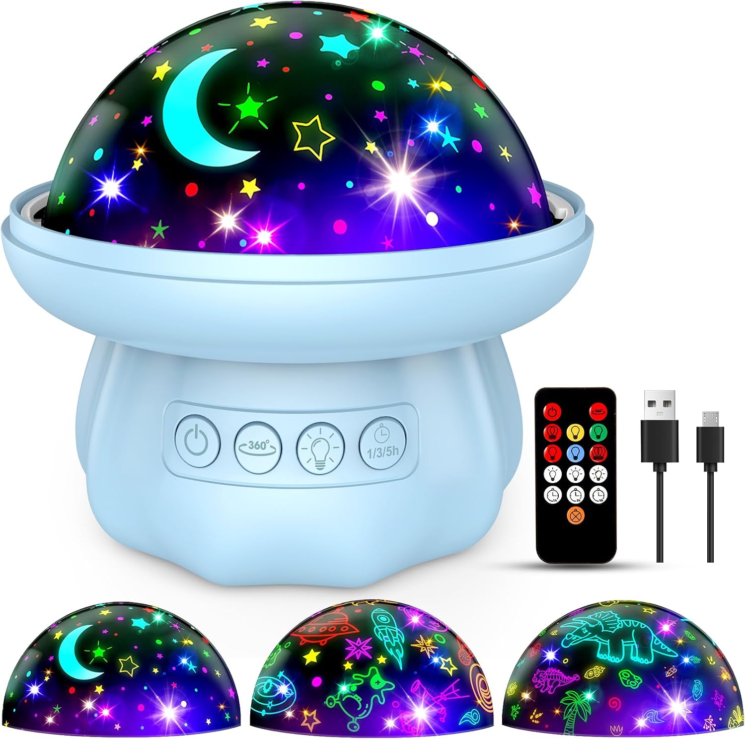 Detalle de Hapikids Baby Projector Light 360° rotate
