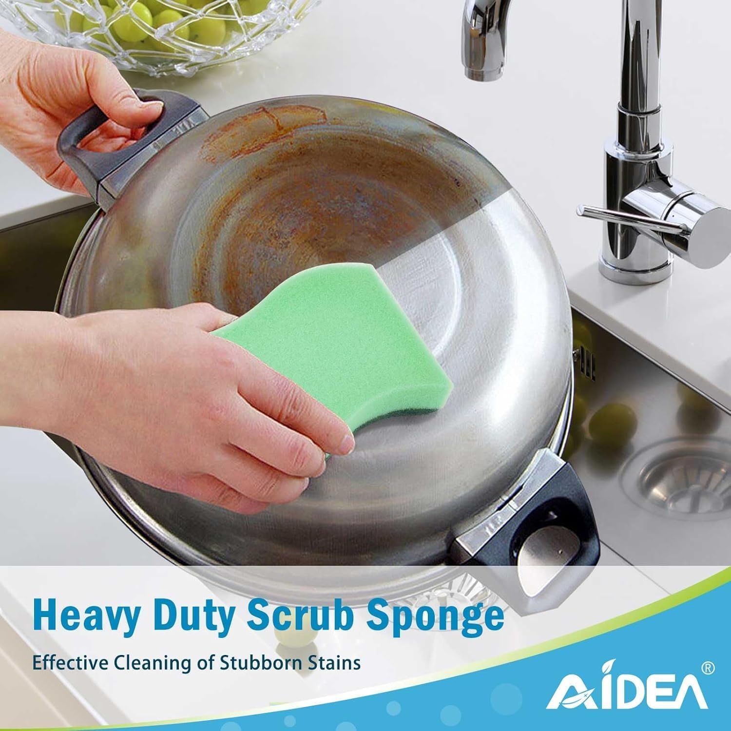 Thumbnail 5 de AIDEA Sponges Kitchen: Heavy Duty Dish Sponge — 12 Pack