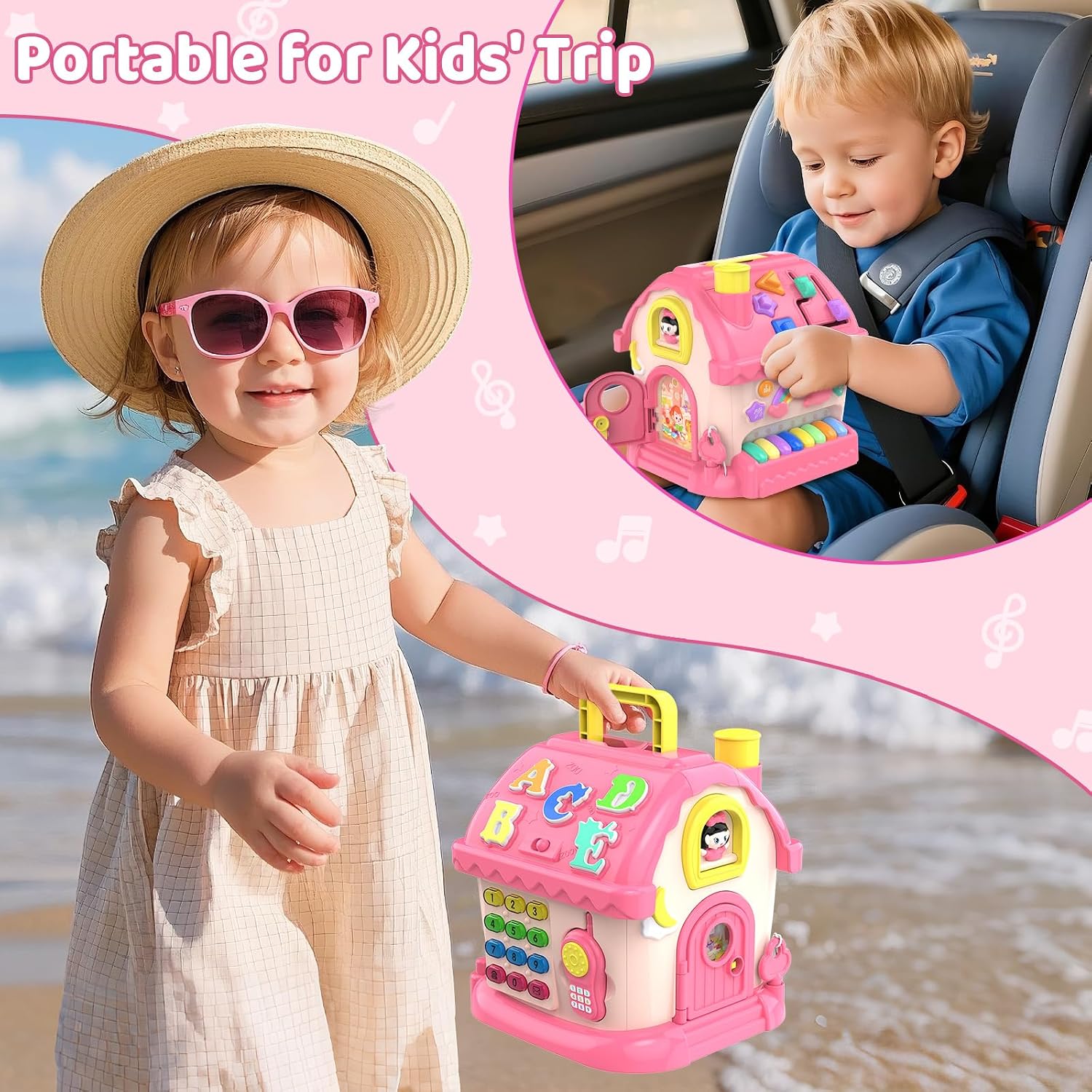 Thumbnail 5 de Fidecexv 12-in-1 Montessori Musical House toddler toy
