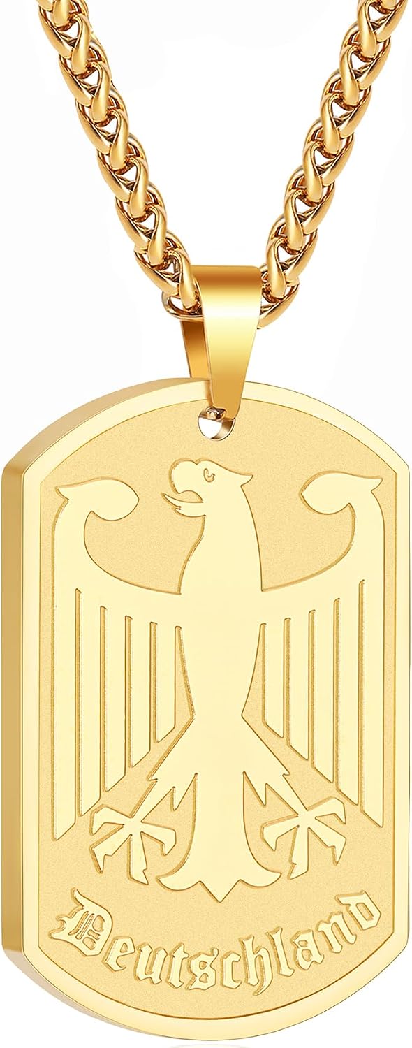 Thumbnail 6 de Halora Deutschland Kette Adler Herren 60CM