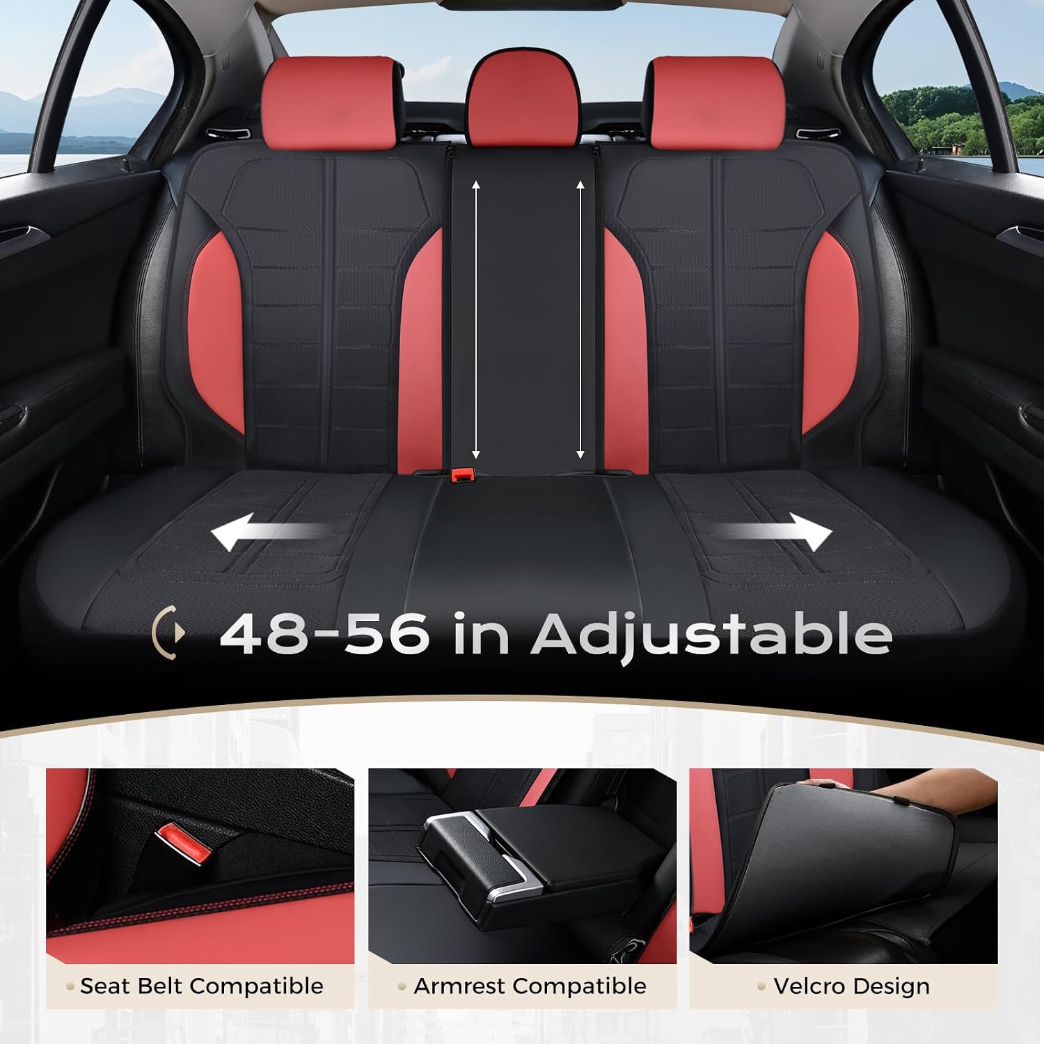 Thumbnail 2 de Coverado Car Seat Covers 3D Air Mesh