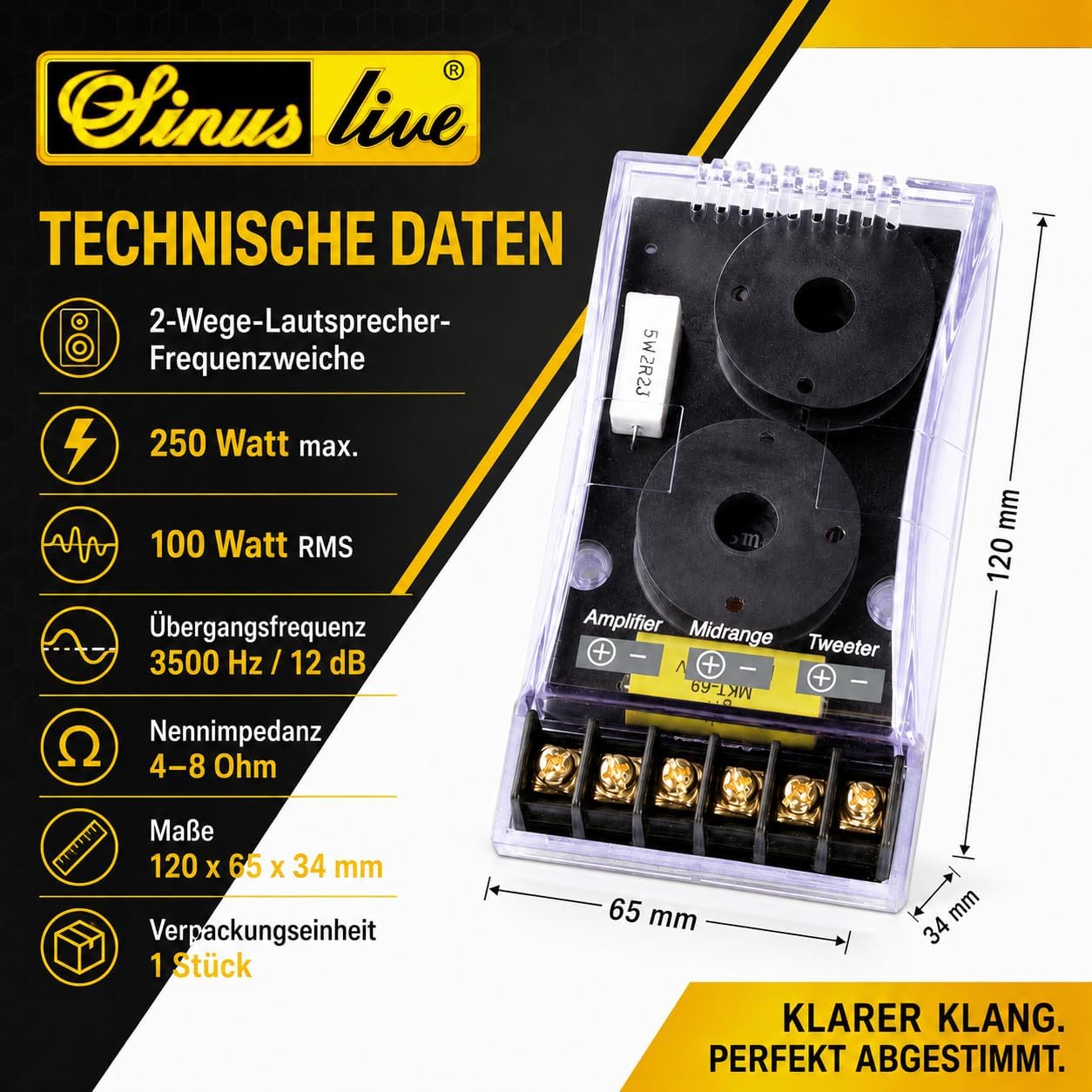 Thumbnail 5 de Sinuslive CR235 2-Wege Frequenzweiche