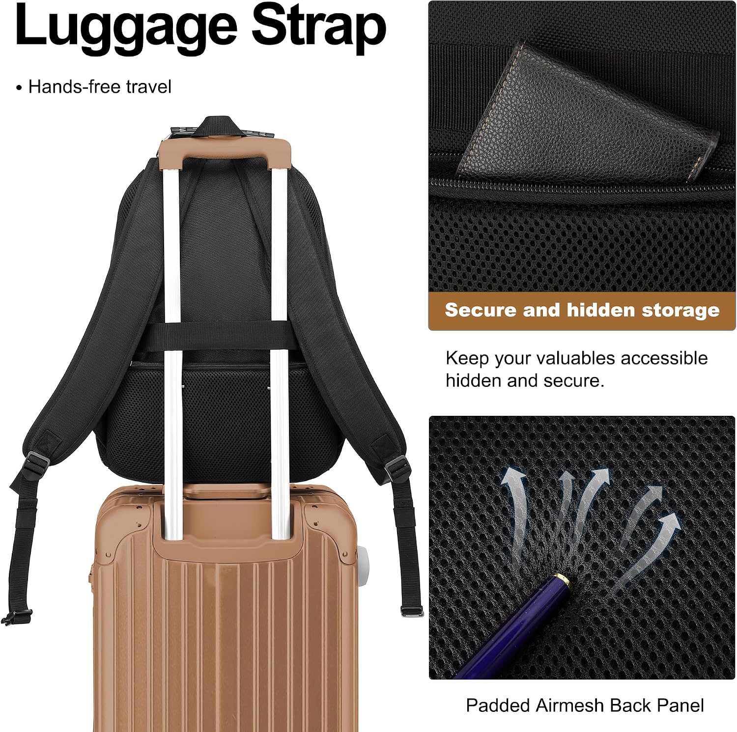 Detalle de Boavan Laptop Backpack 15.6-Inch