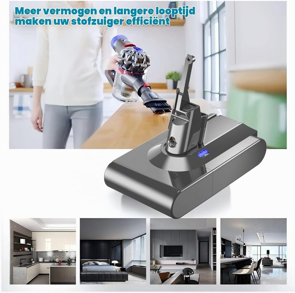 Thumbnail 6 de BATTOOL V8 SV10 vervangende accu voor Dyson V8, Li-ion