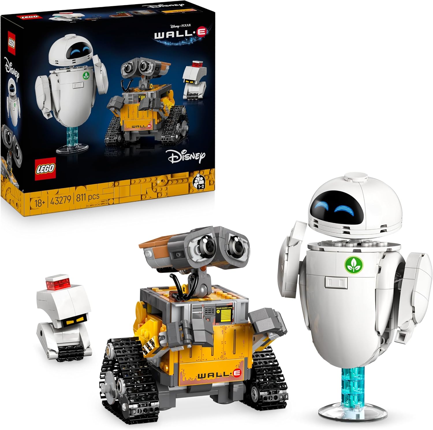 Detalle de LEGO Disney Pixar Wall-E y Eve 43279
