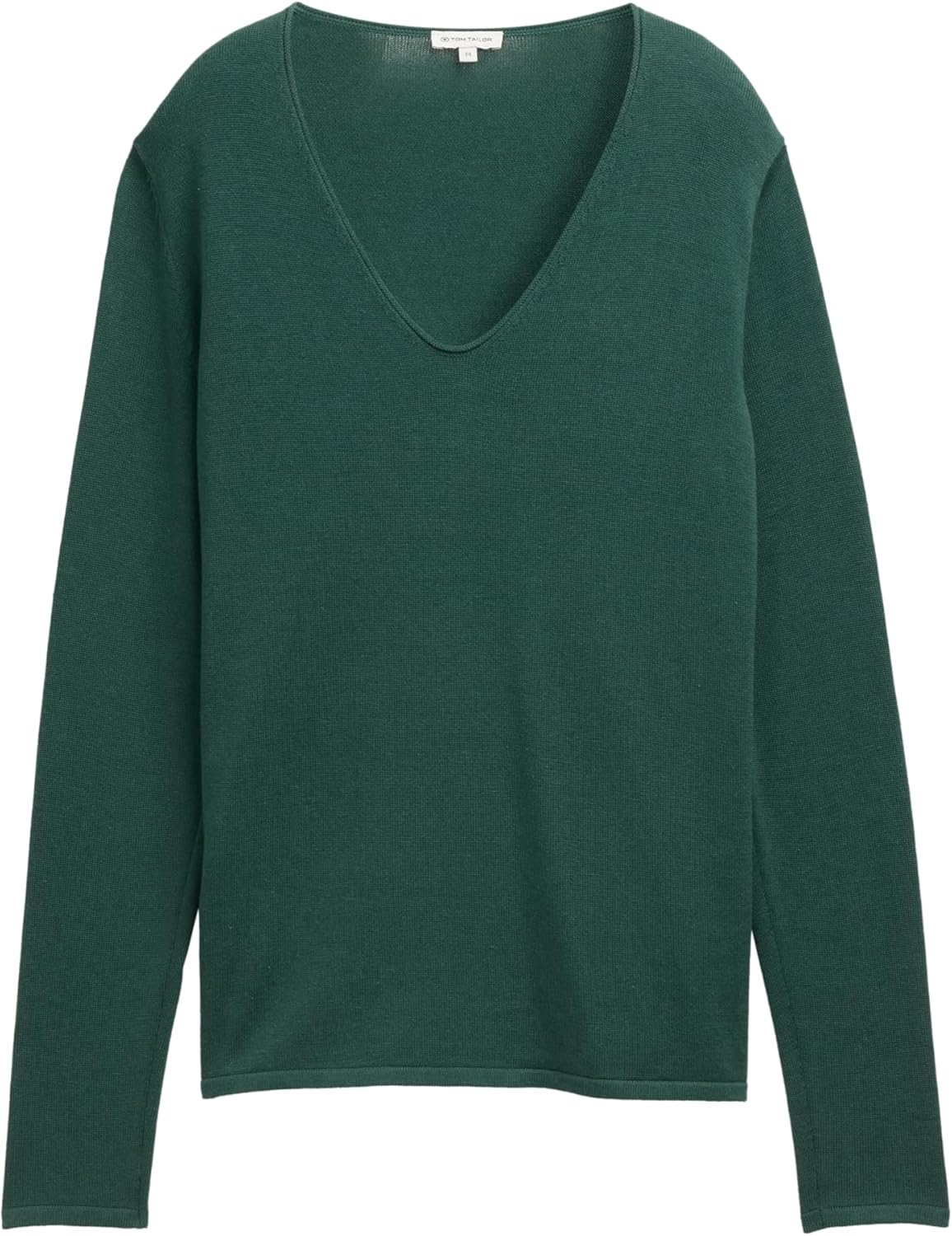Thumbnail 3 de TOM TAILOR Damen Strickpullover mit V-Ausschnitt – Basic mit Regular Fit