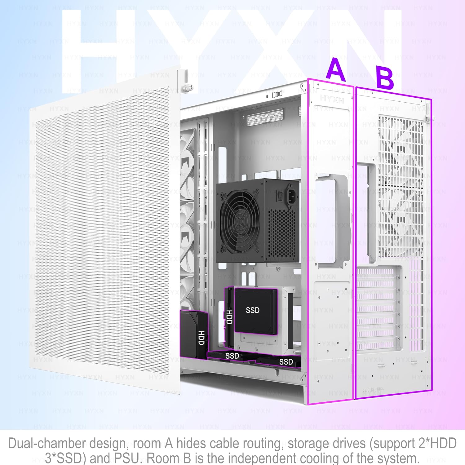 Thumbnail 6 de HYXN ATX PC Case H2