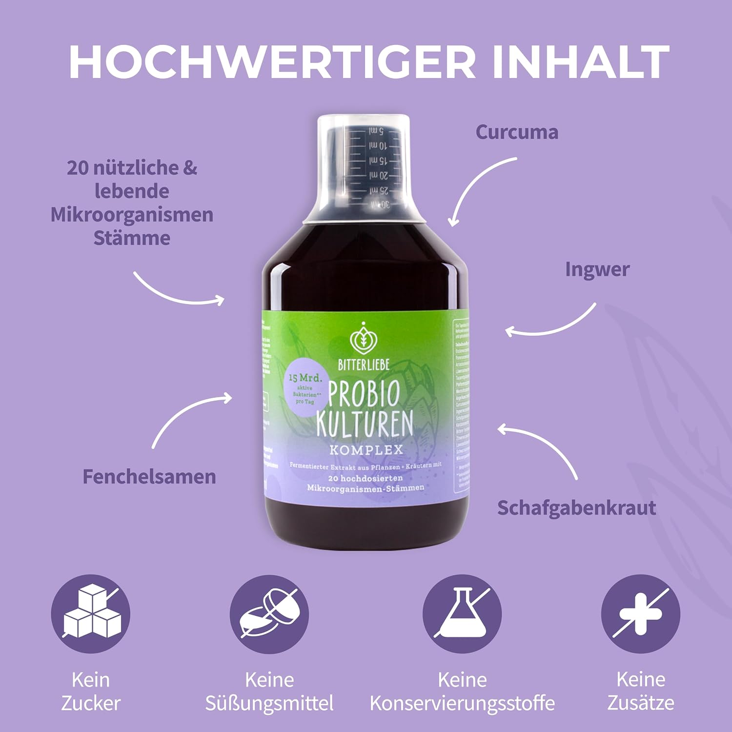 Thumbnail 4 de Bitterliebe Probio-Kulturen 15 Milliarden đ