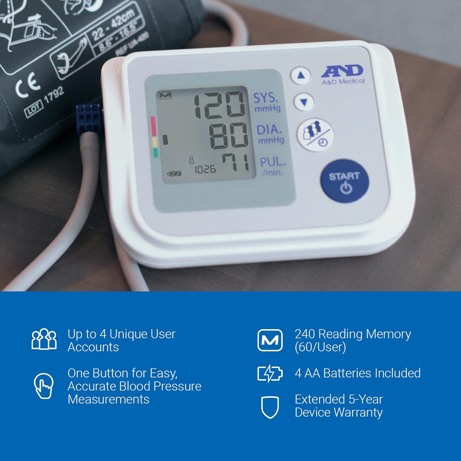 Thumbnail 1 de A&D Medical UA-767F - Monitor de Presión Arterial 💖