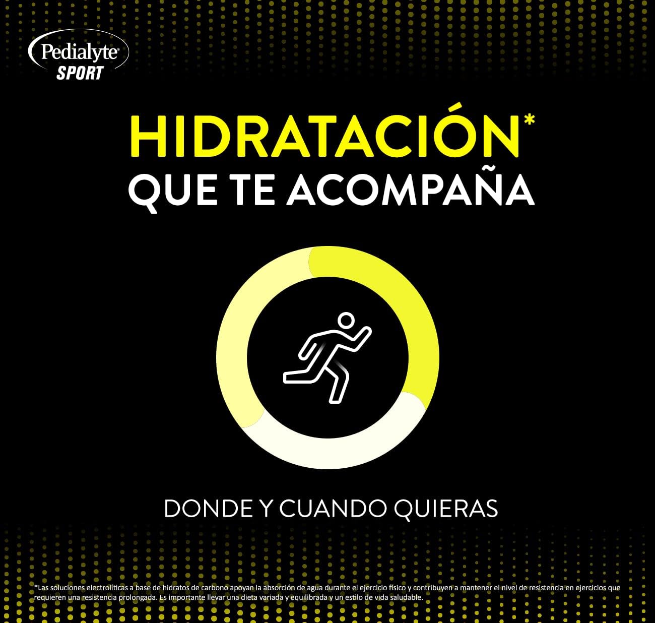 Detalle 2 de Pedialyte Sport Lima Limón 🍋, Hidratación con Electrolitos, 6 sobres
