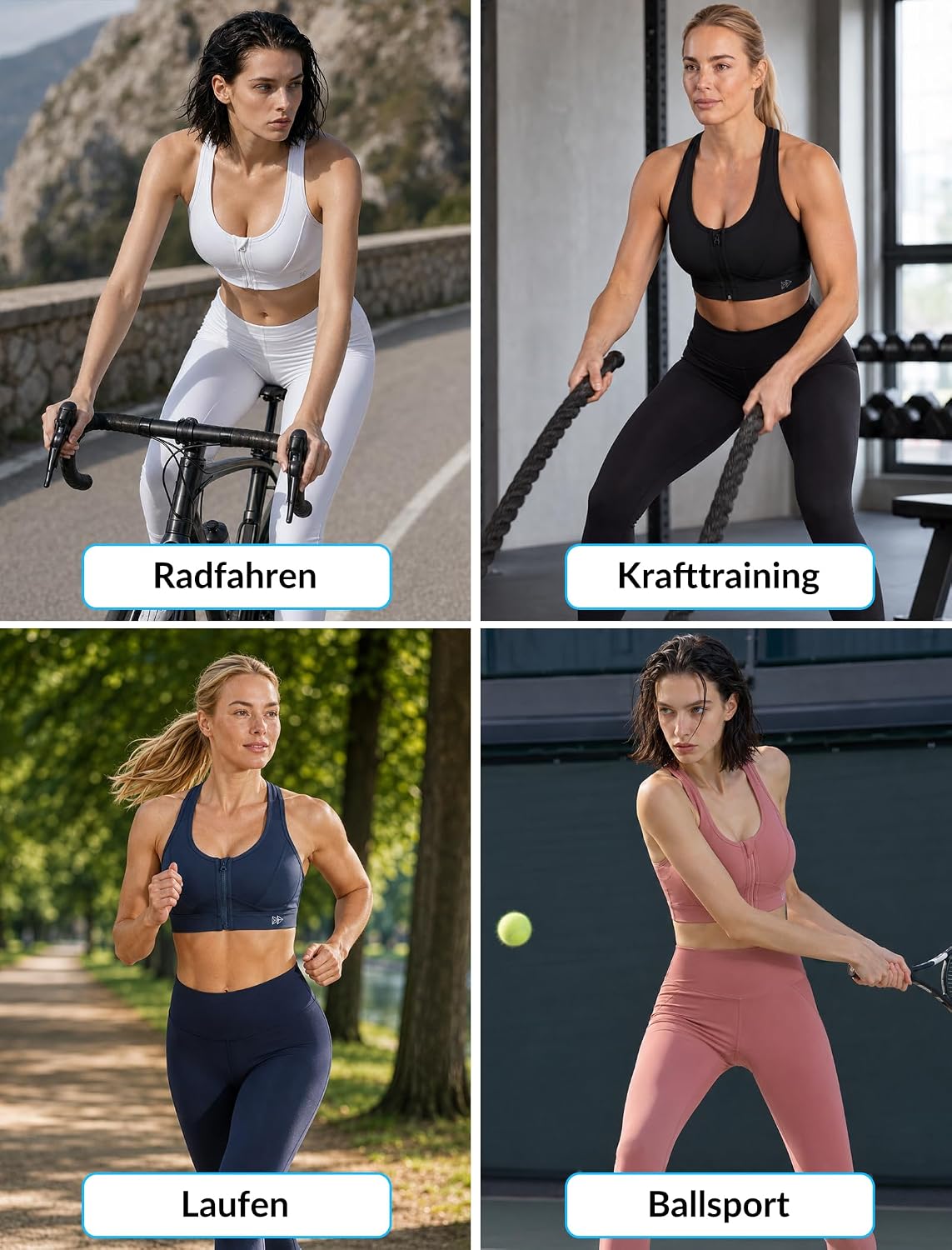 Thumbnail 4 de Yvette Sport BH Starker Halt Vorderverschluss 🏃♀