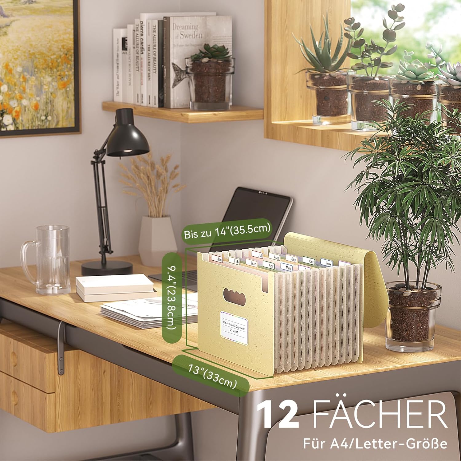 Thumbnail 1 de EcoStash Dokumentenmappe A4 12 Fächer