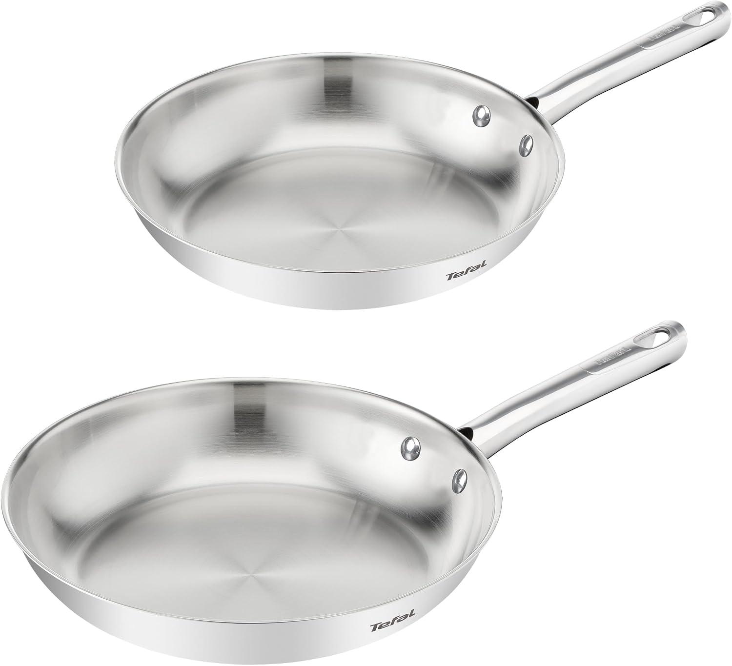 Detalle de Tefal Duetto On B8660234 koekenpan 20 cm van roestvrij staal, ongecoat