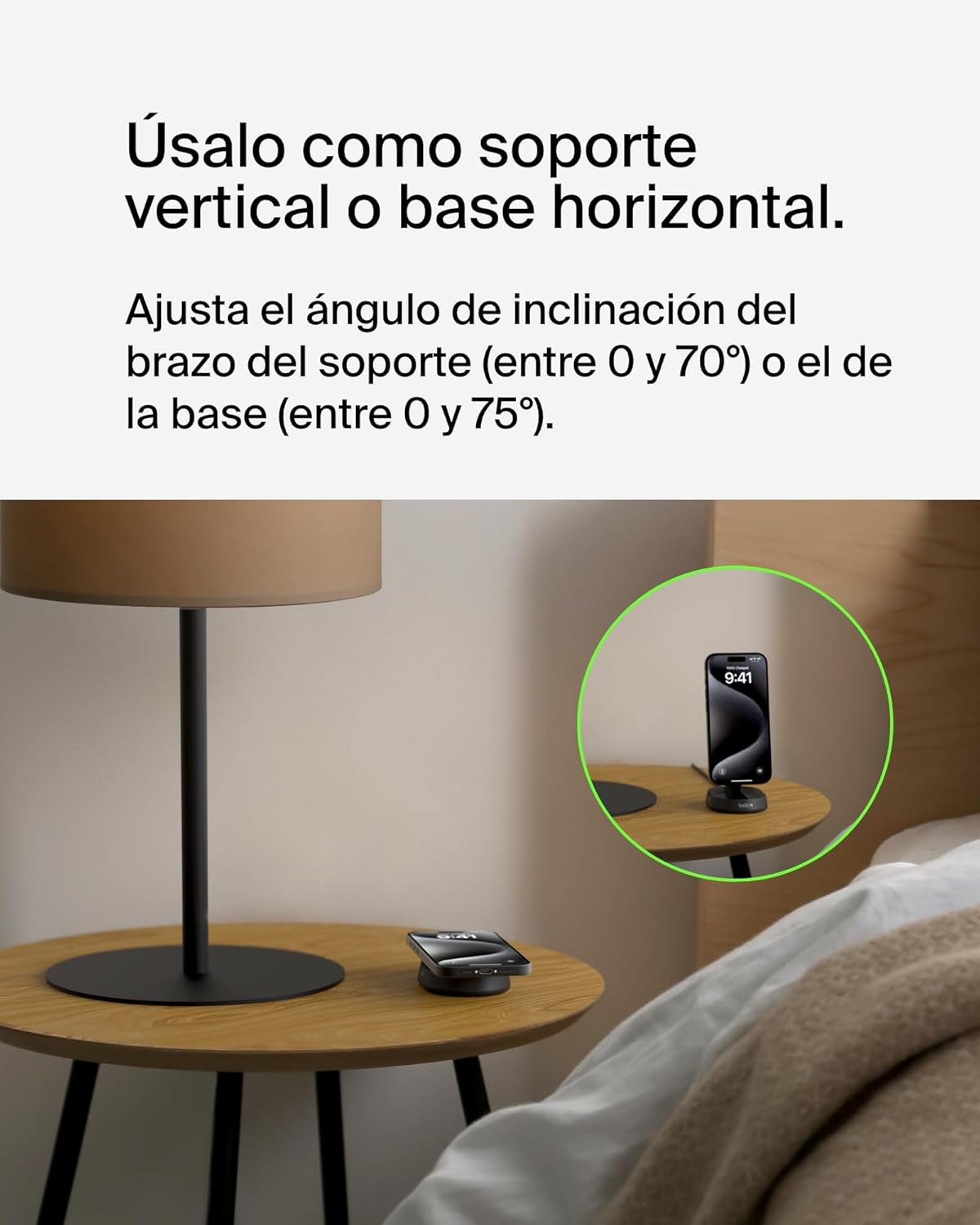 Thumbnail 2 de Belkin BoostCharge Pro Cargador Magnético Rápido 15W